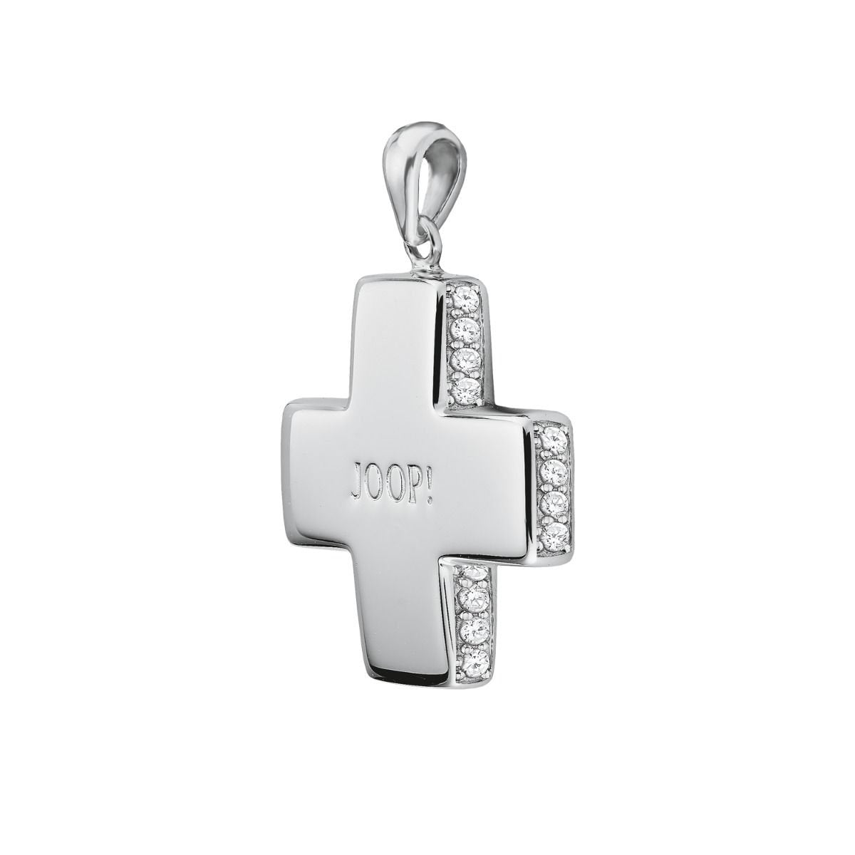 Joop Damen Kette Halskette Silber Kreuz Zirkonia 2024526 – Markenuhren24