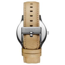 Laden Sie das Bild in den Galerie-Viewer, MVMT 40 SERIES Gunmetal Sandstone Herren Uhr Armbanduhr Leder MT01-GML