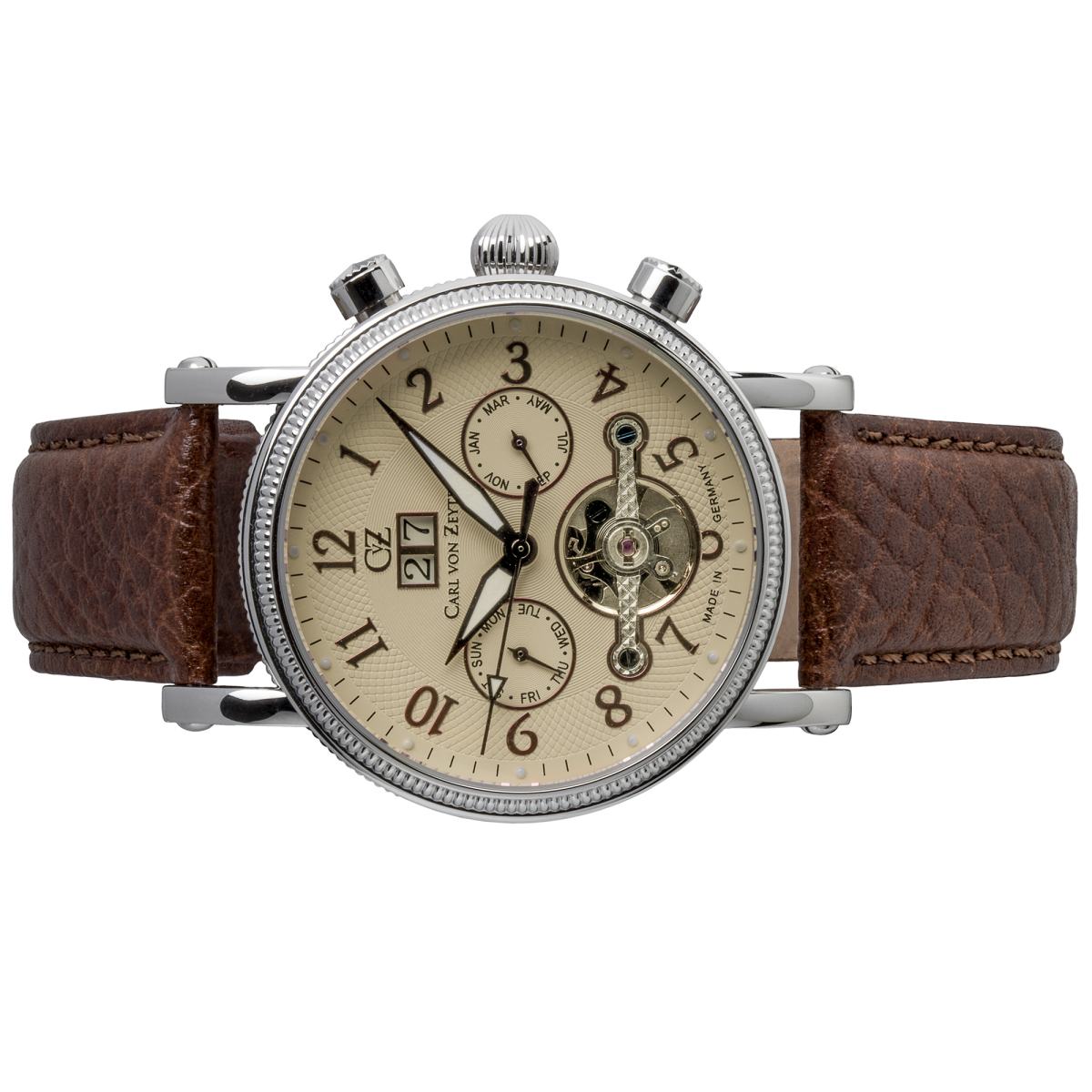 Carl von Zeyten Herren Uhr Armbanduhr Automatik Titisee II CVZ0073CRS –  Markenuhren24