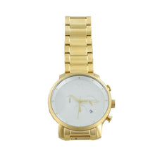 Laden Sie das Bild in den Galerie-Viewer, MVMT Herren Uhr Armbanduhr Chronograph White / Gold MC01-GC