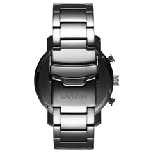 Laden Sie das Bild in den Galerie-Viewer, MVMT Chrono Midnight Silver Herren Uhr Armbanduhr Edelstahl MC01-SBLU