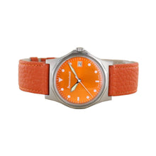 Laden Sie das Bild in den Galerie-Viewer, Aristo Herren Messerschmitt Uhr Fliegeruhr ME-99OR Leder orange