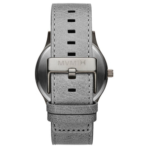 MVMT Monochrome Herren Uhr Armbanduhr Leder D-MM01-GRGR
