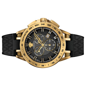 Versace Herren Uhr Armbanduhr Chronograph SPORT TECH VE3E00321 Silikon