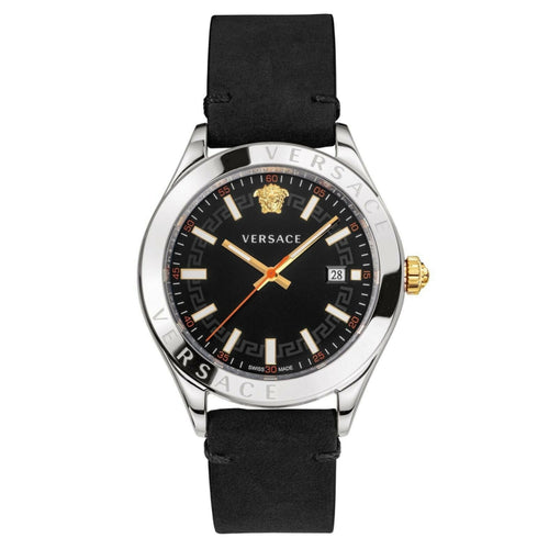 Versace Herren Uhr Armbanduhr Leder Hellenyium VEVK00120
