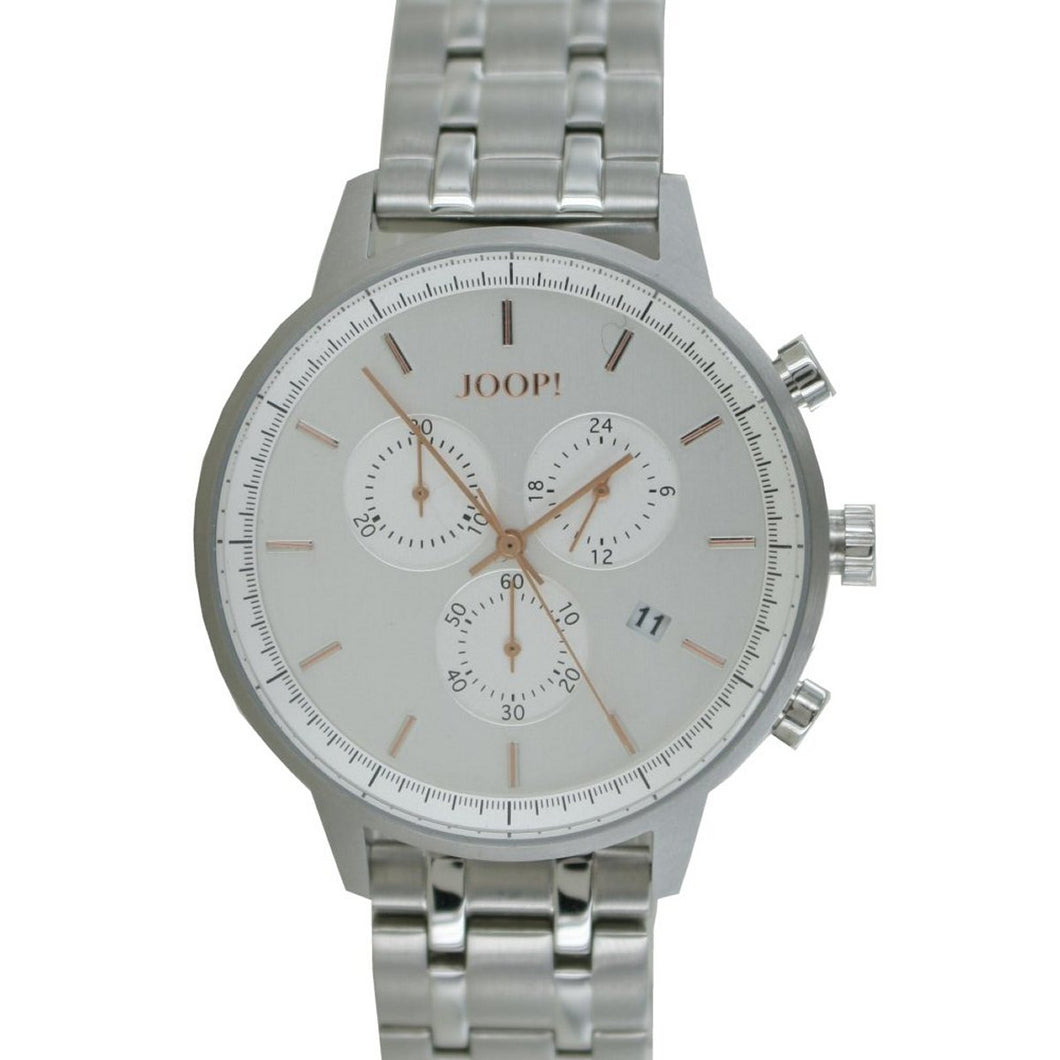 Joop Herren Uhr Armbanduhr Multifunktion 101591 Analog Quarz Edelstahl