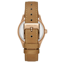 Laden Sie das Bild in den Galerie-Viewer, Kenneth Cole New York Damen-Armbanduhr Analog Quarz Leder 10030801