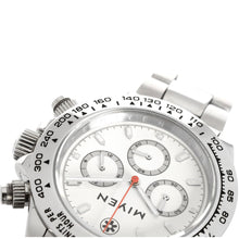 Laden Sie das Bild in den Galerie-Viewer, MIYEN MUNICH Herren Uhr Chrono Sport Racinguhr Analog Quarz Voyager 1140-23-3 Edelstahl