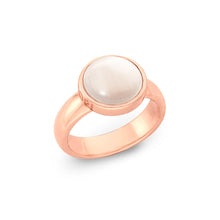 Laden Sie das Bild in den Galerie-Viewer, Joop Damen Ring Edelstahl IP ROSE Glas 202346