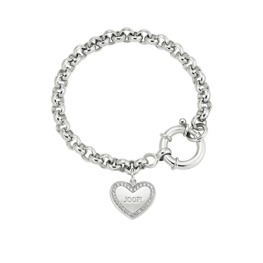 Joop! Damen Armband Armkette Silber Herz 2025051