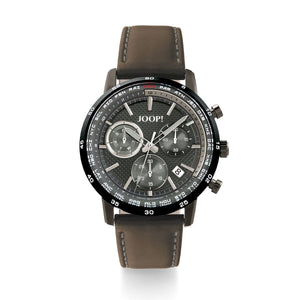 Joop Herren Uhr Armbanduhr Chronograph 2026604 Analog Quarz Leder