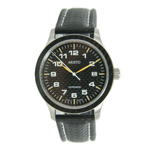 Laden Sie das Bild in den Galerie-Viewer, Aristo Herren Uhr Carbonuhr Automatik 7H81