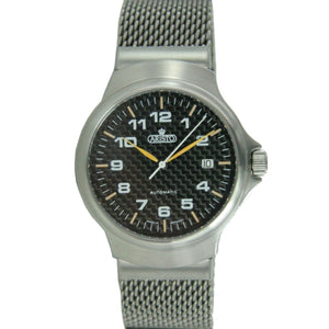 Aristo Herren Uhr Carbonuhr Automatik Edelstahl 7H95