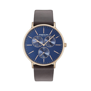 Kenneth Cole New York Herren Uhr Armbanduhr Leder KC14946005