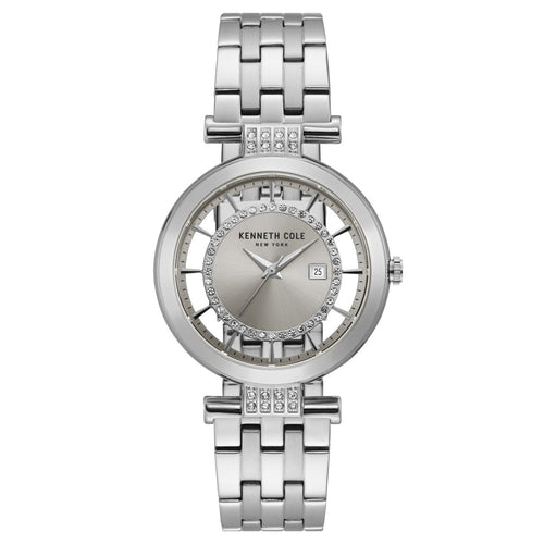 Kenneth Cole New York Damen-Armbanduhr Analog Quarz Edelstahl KC15005010