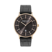 Laden Sie das Bild in den Galerie-Viewer, Kenneth Cole New York Herren Uhr Armbanduhr Leder KC15057014