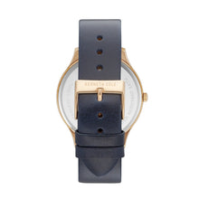 Laden Sie das Bild in den Galerie-Viewer, Kenneth Cole New York Herren Uhr Armbanduhr Leder KC15096002-1