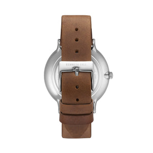 Kenneth Cole New York Herren Uhr Armbanduhr Leder KC15097001-1