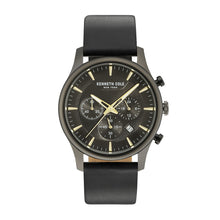 Laden Sie das Bild in den Galerie-Viewer, Kenneth Cole New York Herren Uhr Armbanduhr Leder KC15106004