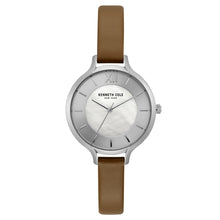 Laden Sie das Bild in den Galerie-Viewer, Kenneth Cole New York Damen-Armbanduhr Analog Quarz Leder KC15187005