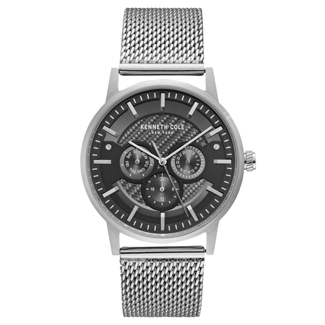 Kenneth Cole New York Herren-Armbanduhr Analog Quarz Edelstahl KC15203003