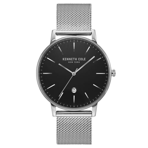 Kenneth Cole New York Herren-Armbanduhr Analog Quarz Edelstahl KC50009004