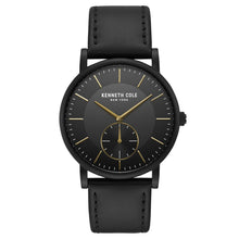 Laden Sie das Bild in den Galerie-Viewer, Kenneth Cole New York Herren-Armbanduhr Analog Quarz Leder KC50066005