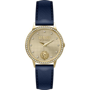 Versus by Versace Damen Uhr Armbanduhr Strandbank Crystal VSP572321 Leder