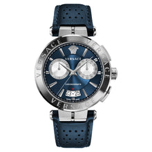 Laden Sie das Bild in den Galerie-Viewer, Versace Herren Uhr Armbanduhr Chronograph AION VE1D02223 Leder