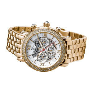 Carl von Zeyten Damen Uhr Armbanduhr Automatik Kniebis CVZ0062GWHMS
