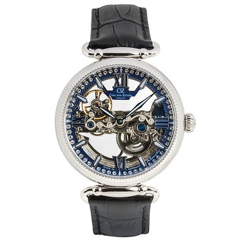 Carl von Zeyten Damen Uhr Armbanduhr Automatik Häusem CVZ0083BLS
