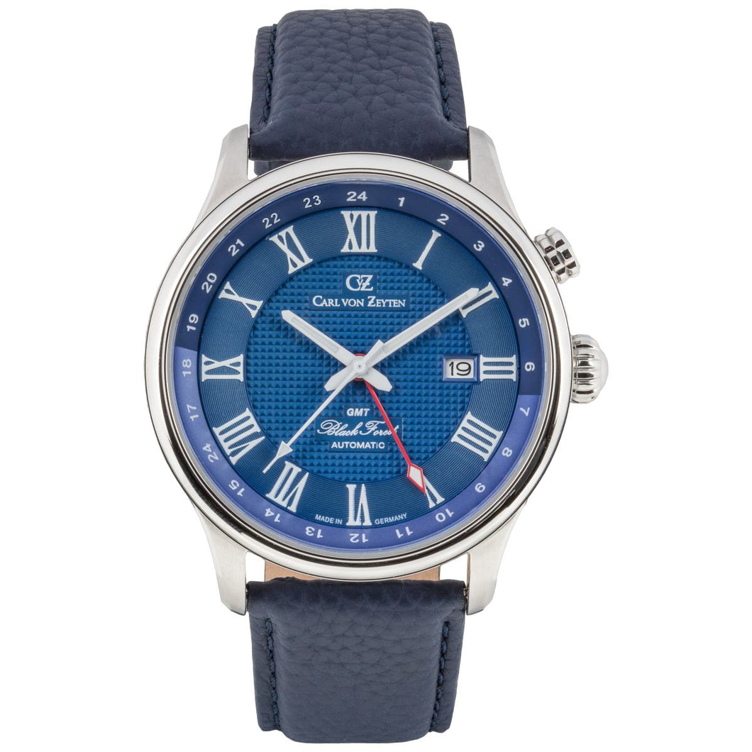 Carl von Zeyten Herren Uhr Armbanduhr Automatik Rench CVZ0087BLS