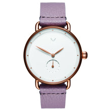 Laden Sie das Bild in den Galerie-Viewer, MVMT Bloom Damen Uhr Armbanduhr Leder D-FR01-RGPU