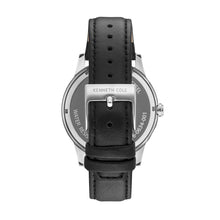 Laden Sie das Bild in den Galerie-Viewer, Kenneth Cole New York Herren-Armbanduhr Analog Quarz Leder KC15102001