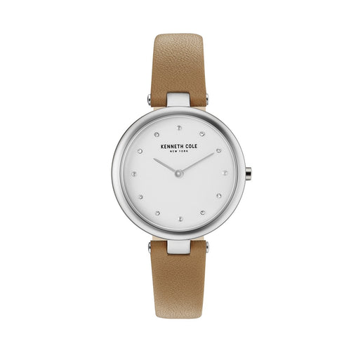 Kenneth Cole New York Damen-Armbanduhr Analog Quarz Leder KC50513001