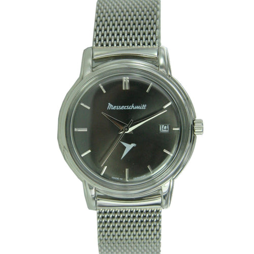 Aristo Messerschmitt Uhr vintage schwarz KR200-AMil Kabinenroller