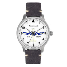 Laden Sie das Bild in den Galerie-Viewer, Aristo Herren Messerschmitt Uhr Fliegeruhr M-35W-Q Leder