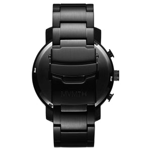 MVMT Chrono Black Link Herren Uhr Armbanduhr Edelstahl MC01-BB