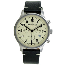 Laden Sie das Bild in den Galerie-Viewer, Aristo Herren Messerschmitt Uhr Fliegeruhr Chronograph ME-3H199L Leder