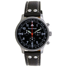 Laden Sie das Bild in den Galerie-Viewer, Aristo Herren Messerschmitt Uhr Fliegeruhr Chronograph ME-3H202 Leder