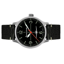 Laden Sie das Bild in den Galerie-Viewer, Aristo Herren Messerschmitt Uhr Fliegeruhr ME-6332-108 Leder