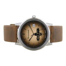 Laden Sie das Bild in den Galerie-Viewer, Aristo Unisex Messerschmitt Uhr Boxer-Uhr ME-BOXER13 Leder