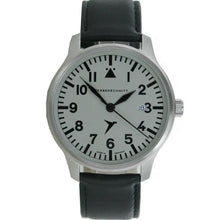 Laden Sie das Bild in den Galerie-Viewer, Aristo Herren Messerschmitt Uhr Fliegeruhr ME-42S Leder