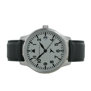 Aristo Herren Messerschmitt Uhr Fliegeruhr ME-42S Leder