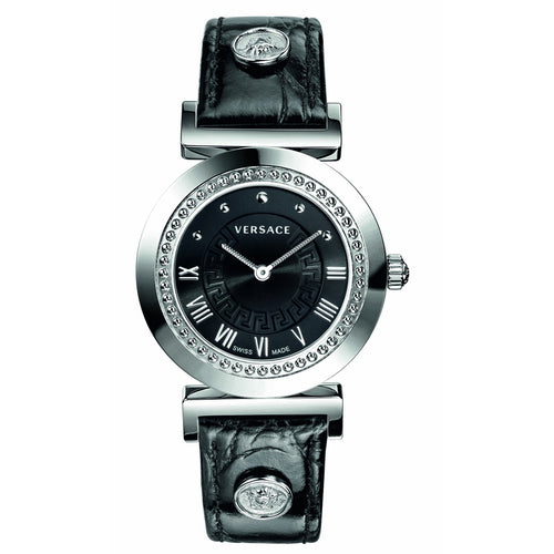 Versace Damen Uhr Armbanduhr Vanity P5Q99D009S009 Leder