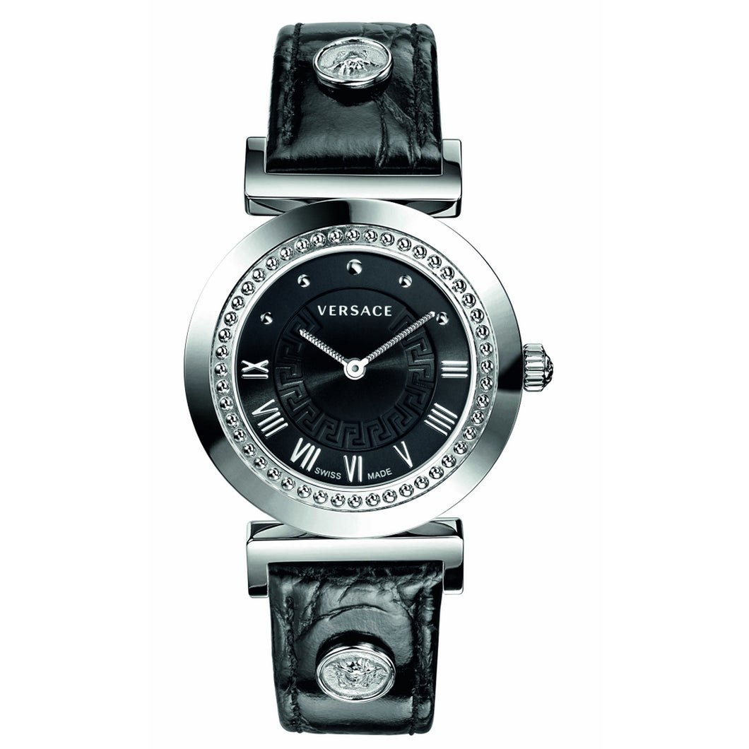 Versace Damen Uhr Armbanduhr Vanity P5Q99D009S009 Leder