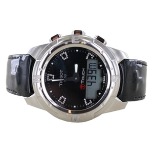 Tissot Damen Analog-Digital Quarz Uhr Armbanduhr Leder T-Touch T047.220.46.126.00