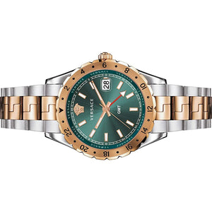 Versace Herren Uhr Armbanduhr Edelstahl Hellenyium V11050016