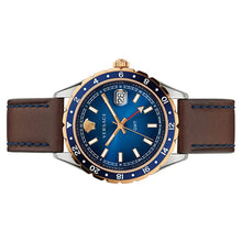 Laden Sie das Bild in den Galerie-Viewer, Versace Herren Uhr Armbanduhr Leder Hellenyium V11080017