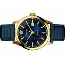 Laden Sie das Bild in den Galerie-Viewer, Versace Herren Uhr Armbanduhr Automatik Leder Aiakos V18020017